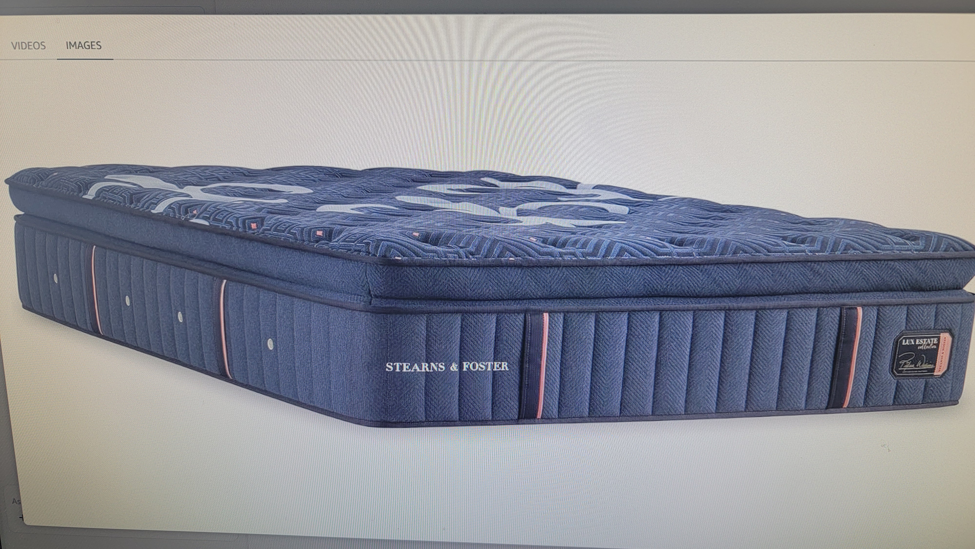 Stearns & Foster Lux Estate Soft Euro Pillow Top King