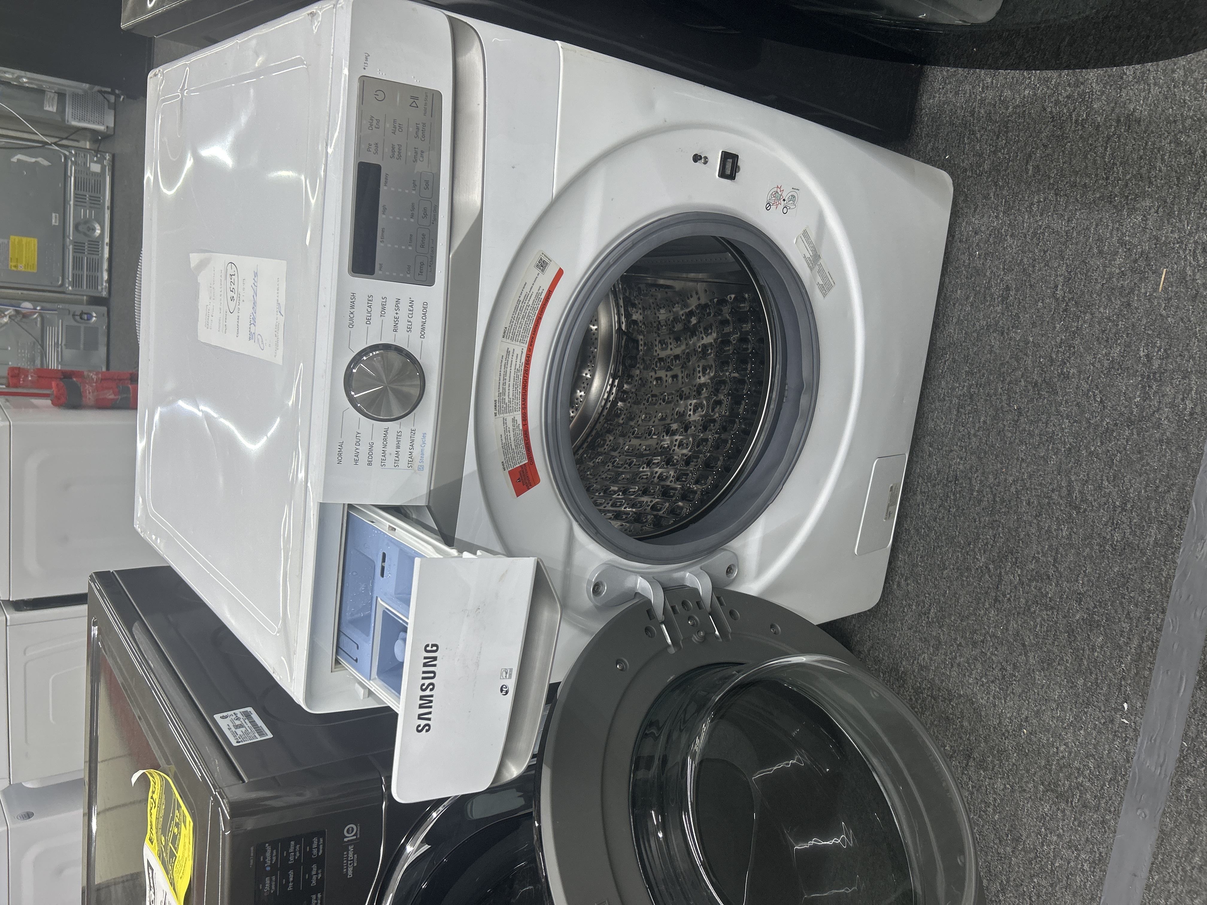 Samsung 4.5 Cu Ft Smart Front Load Washer - White photo 2