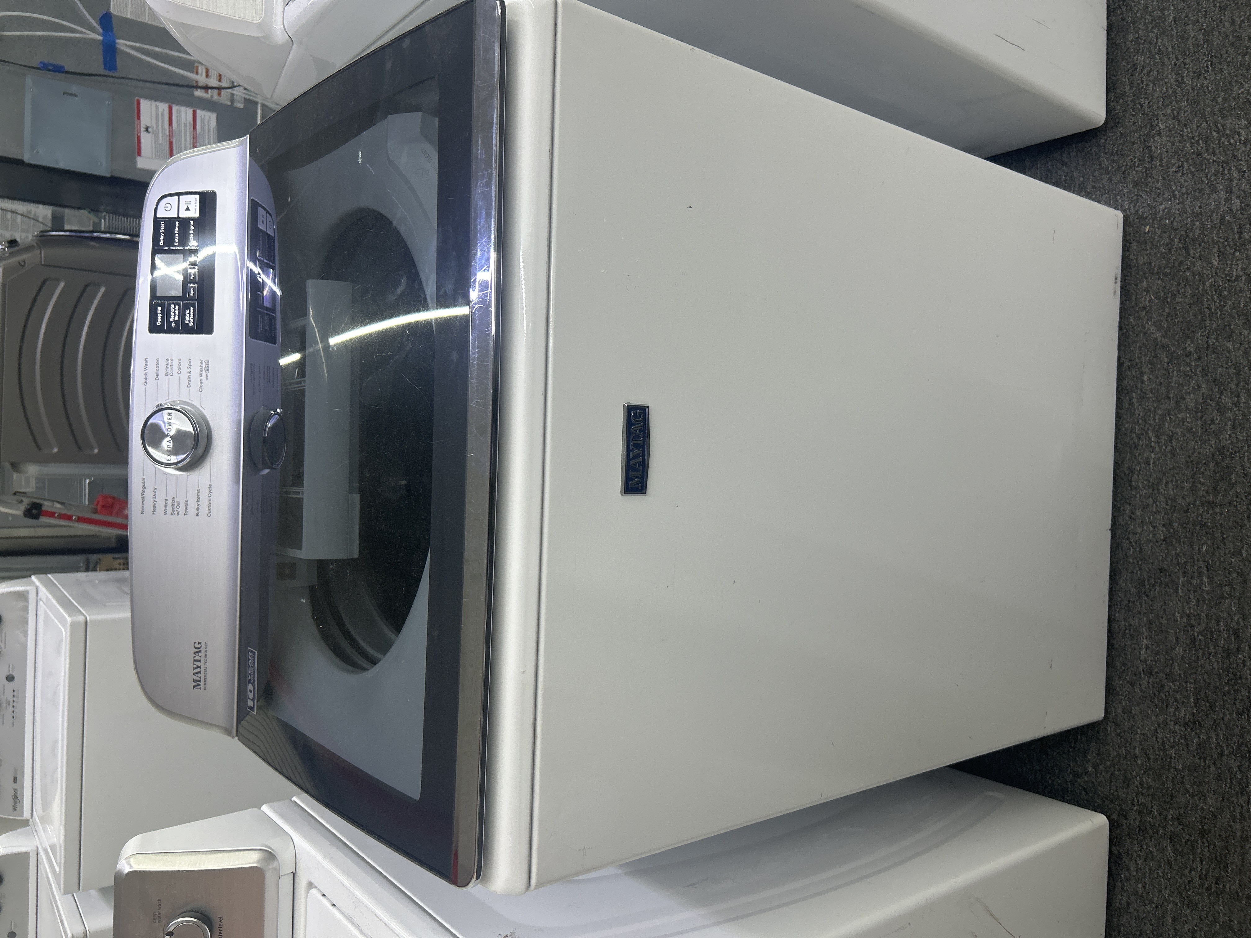 Maytag 5.3 Cu Ft Smart Top Load Washer MVW7232HW White
