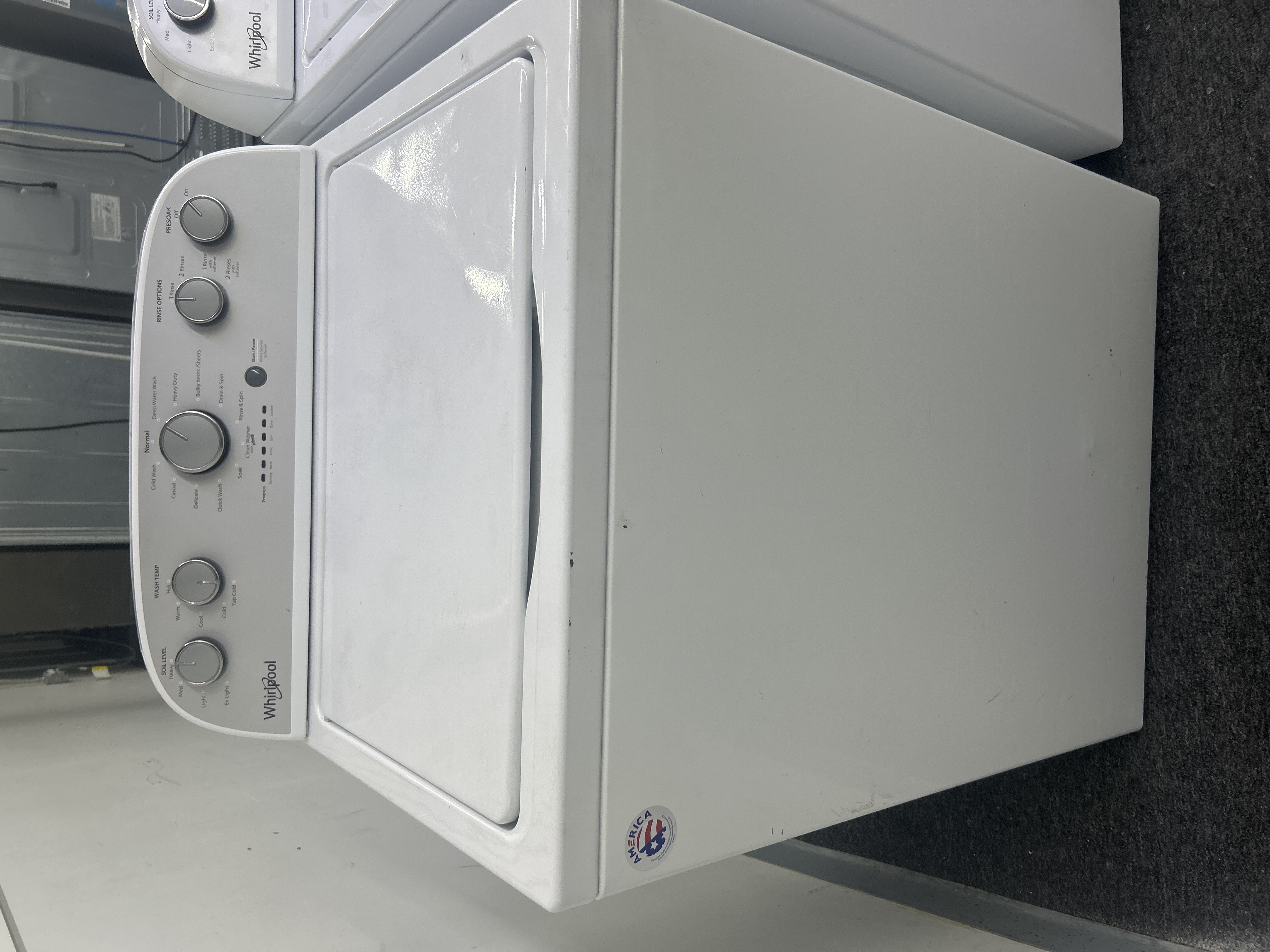 Whirlpool 4.3 cu ft HE Top Load Washer White WTW5000DW