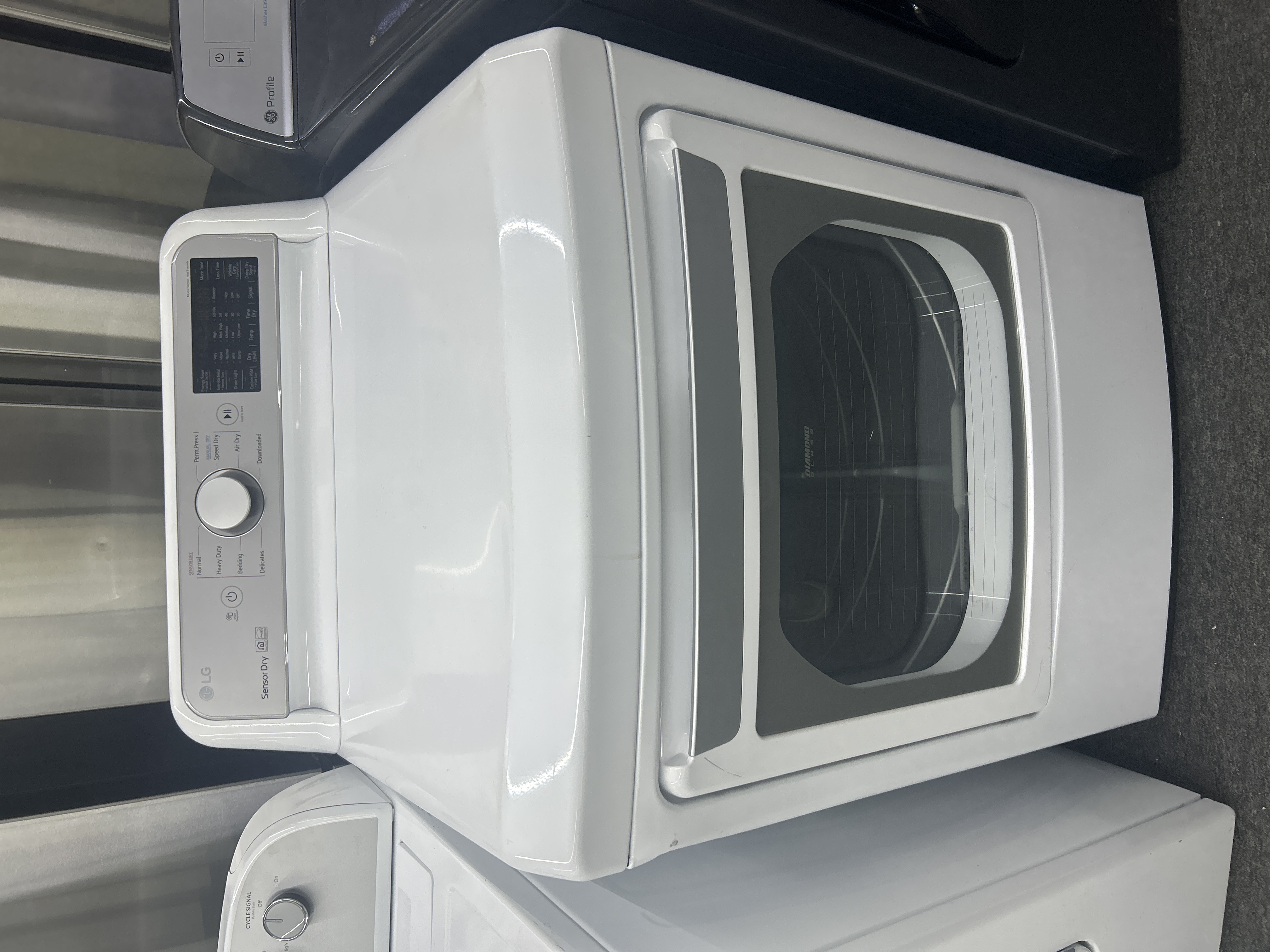 LG 7.3 Cu Ft Smart Electric Dryer White - DLE7300WE